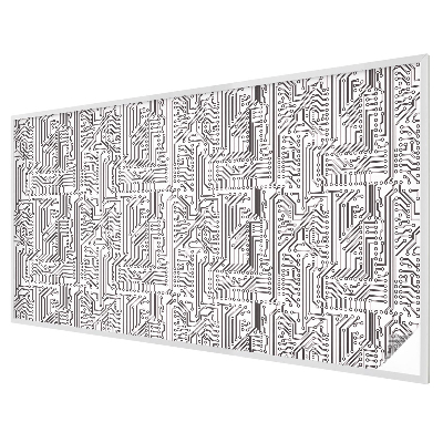 Műszaki téma Öntapadós üvegfólia vitrázs mintával