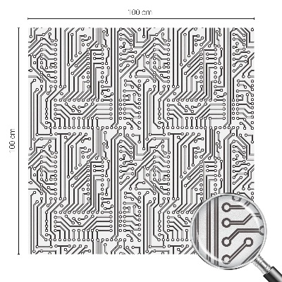 Műszaki téma Öntapadós üvegfólia vitrázs mintával