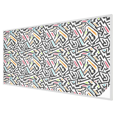 Absztrakt geometria Üvegfólia ablakra