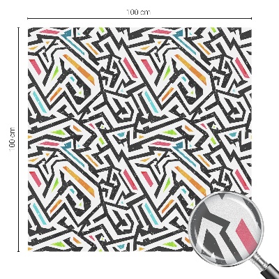 Absztrakt geometria Üvegfólia ablakra