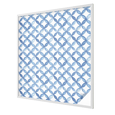 Geometrikus virágok Öntapadós ablakfólia ólomüveg mintával