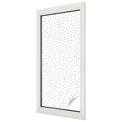 Geometriai háromszögek Öntapadós üvegfólia vitrázs mintával