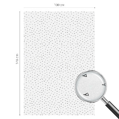 Geometriai háromszögek Öntapadós üvegfólia vitrázs mintával