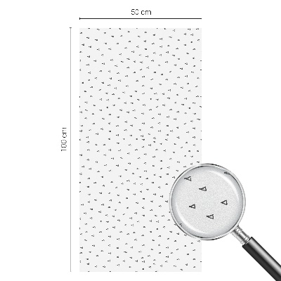 Geometriai háromszögek Öntapadós üvegfólia vitrázs mintával