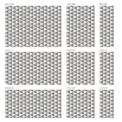 Modern geometria Belátásgátló fólia ablakra