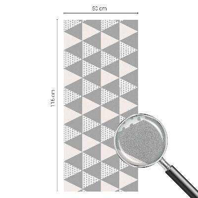 Modern geometria Belátásgátló fólia ablakra