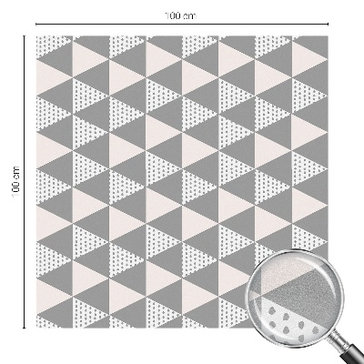 Modern geometria Belátásgátló fólia ablakra