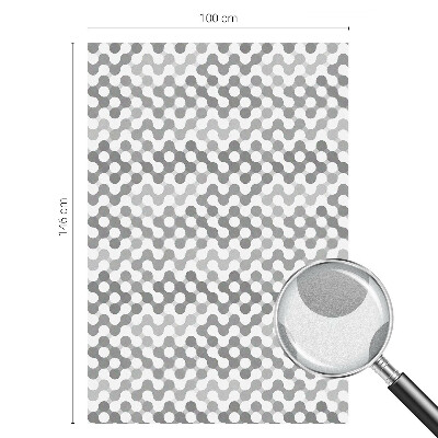 Hullámgeometria Öntapadós üvegfólia vitrázs mintával