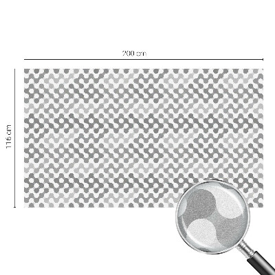 Hullámgeometria Öntapadós üvegfólia vitrázs mintával