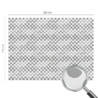 Hullámgeometria Öntapadós üvegfólia vitrázs mintával