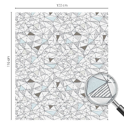 Absztrakt formák Belátásgátló fólia ablakra