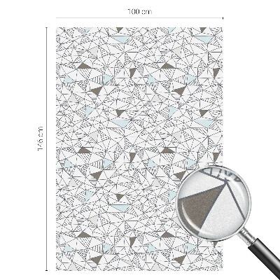 Absztrakt formák Belátásgátló fólia ablakra