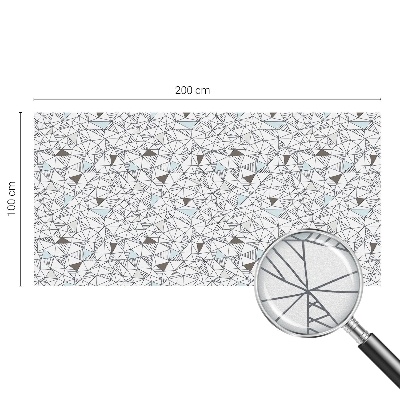 Absztrakt formák Belátásgátló fólia ablakra