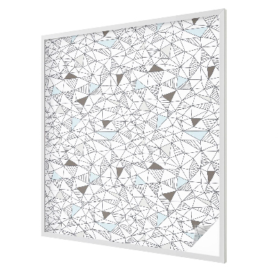 Absztrakt formák Belátásgátló fólia ablakra