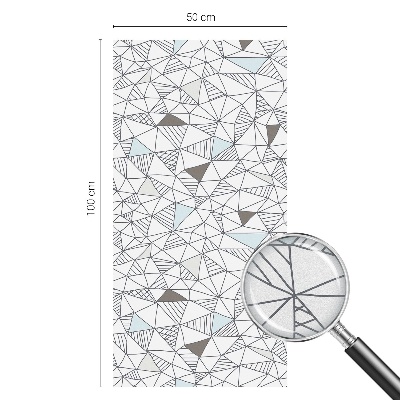 Absztrakt formák Belátásgátló fólia ablakra