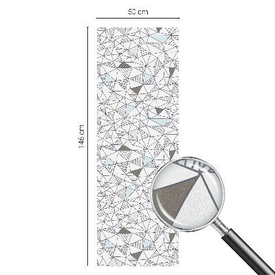 Absztrakt formák Belátásgátló fólia ablakra