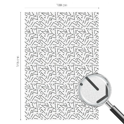 Absztrakt cikkcakkok Üvegfólia ablakra