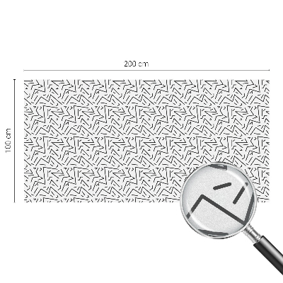 Absztrakt cikkcakkok Üvegfólia ablakra