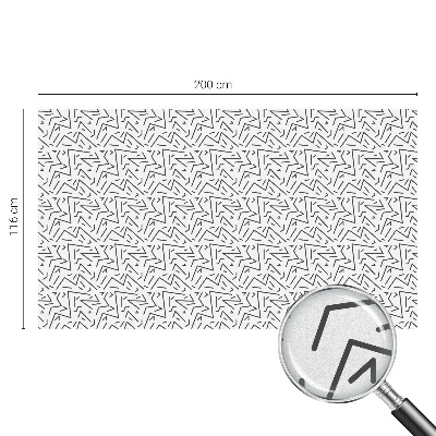 Absztrakt cikkcakkok Üvegfólia ablakra