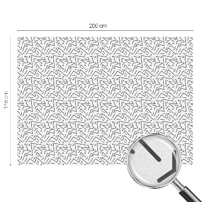 Absztrakt cikkcakkok Üvegfólia ablakra