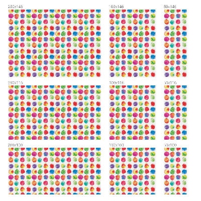 Színes körök Öntapadós ablakfólia ólomüveg mintával