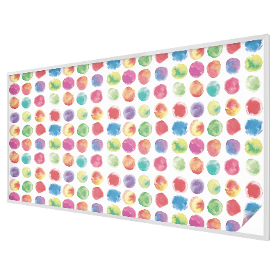 Színes körök Öntapadós ablakfólia ólomüveg mintával