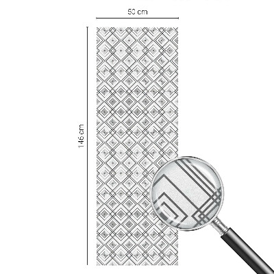 Rombikus harmónia Belátásgátló fólia ablakra