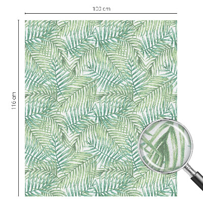 Zöld páfrány Üvegfólia ablakra