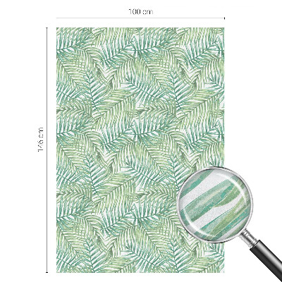 Zöld páfrány Üvegfólia ablakra