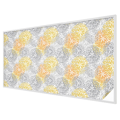 Színes virágok Öntapadós ablakfólia ólomüveg mintával