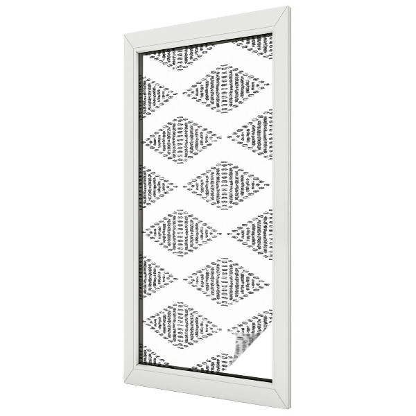 Geometriai gyémántok Belátásgátló fólia ablakra