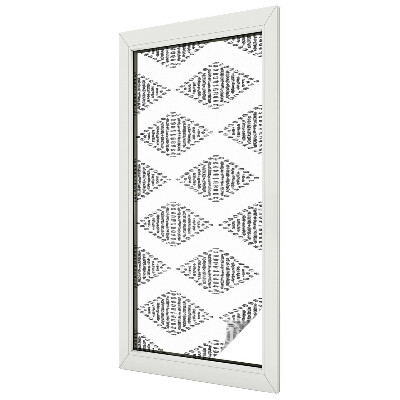 Geometriai gyémántok Belátásgátló fólia ablakra