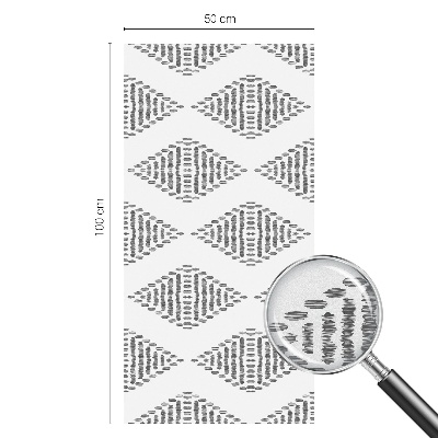 Geometriai gyémántok Belátásgátló fólia ablakra