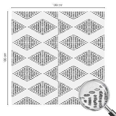 Geometriai gyémántok Belátásgátló fólia ablakra