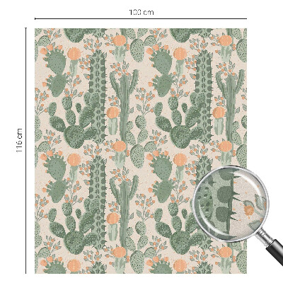 Zöld pozsgások Belátásgátló fólia ablakra