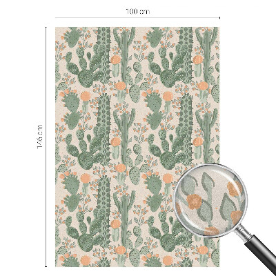 Zöld pozsgások Belátásgátló fólia ablakra