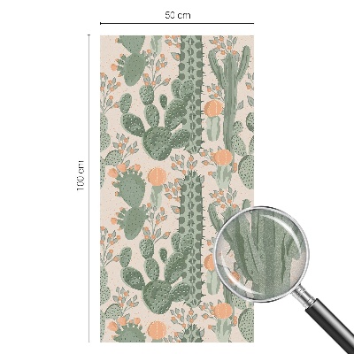 Zöld pozsgások Belátásgátló fólia ablakra