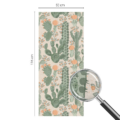 Zöld pozsgások Belátásgátló fólia ablakra