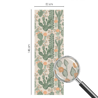 Zöld pozsgások Belátásgátló fólia ablakra