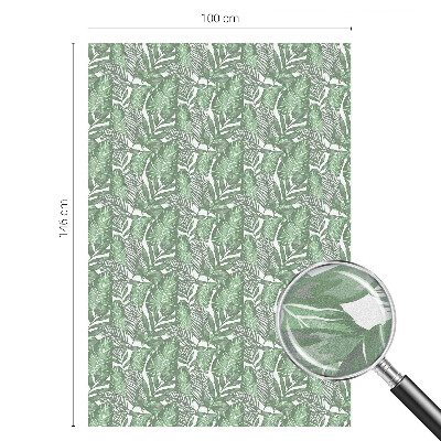 Zöld harmónia Öntapadós üvegfólia vitrázs mintával
