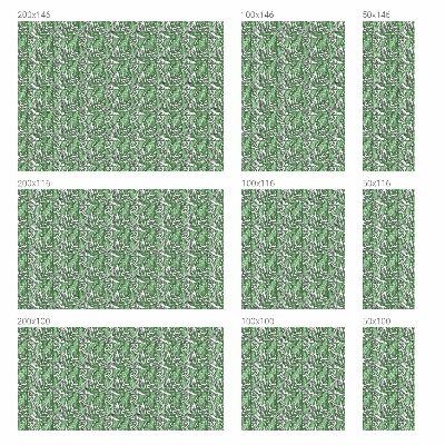 Zöld harmónia Öntapadós üvegfólia vitrázs mintával