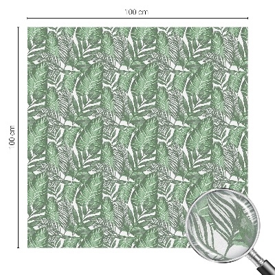 Zöld harmónia Öntapadós üvegfólia vitrázs mintával