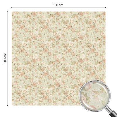 Virágos elegancia Ablaküveg fólia belátásgátló