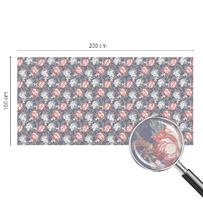 Virágos elegancia Belátásgátló fólia ablakra