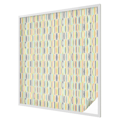 Ovális minták Öntapadós ablakfólia ólomüveg mintával