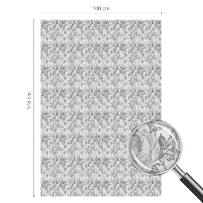 Virágos elegancia Öntapadós ablakfólia ólomüveg mintával