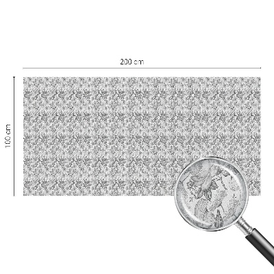 Virágos elegancia Öntapadós ablakfólia ólomüveg mintával