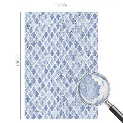 Akvarell elegancia Öntapadós üvegfólia vitrázs mintával