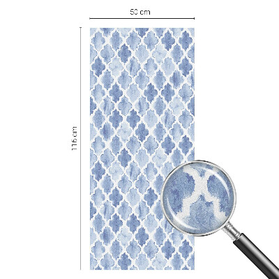 Akvarell elegancia Öntapadós üvegfólia vitrázs mintával