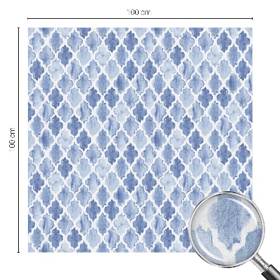 Akvarell elegancia Öntapadós üvegfólia vitrázs mintával